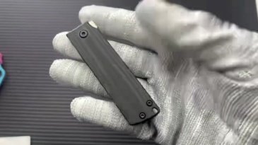 CRKT 5915 Flipper Folding Knife 1.97" 8cr13mov Tanto Blade, G10 Handles