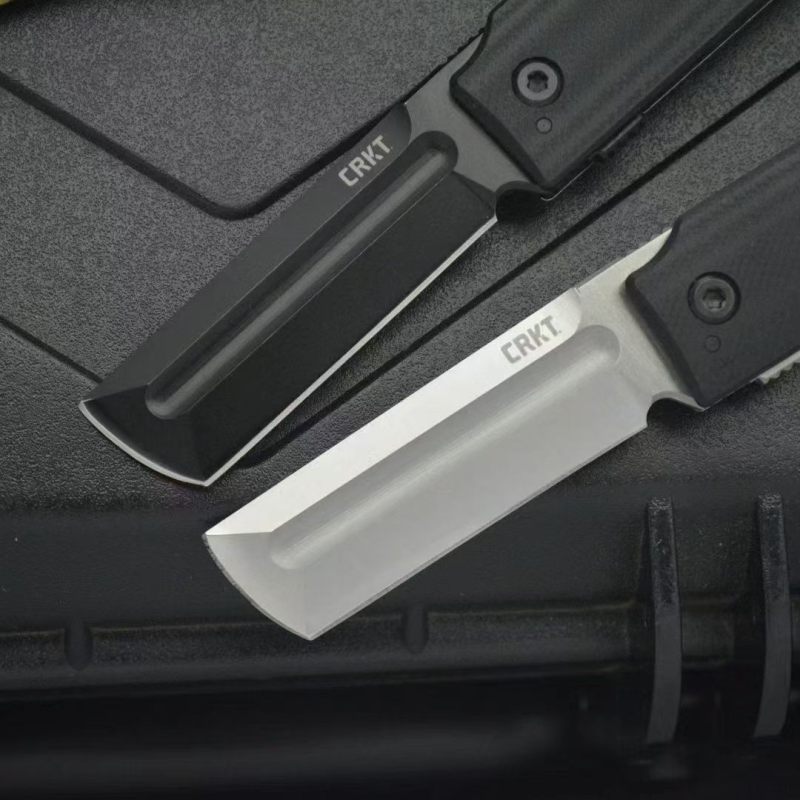 CRKT 5915 Flipper Folding Knife 1.97" 8cr13mov Tanto Blade, G10 Handles
