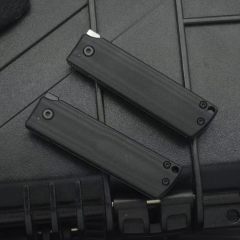 CRKT 5915 Flipper Folding Knife 1.97" 8cr13mov Tanto Blade, G10 Handles
