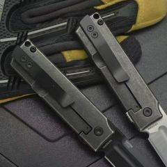 CRKT 5915 Flipper Folding Knife 1.97" 8cr13mov Tanto Blade, G10 Handles