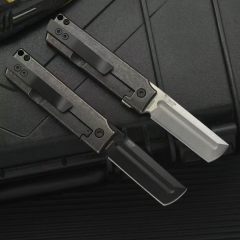 CRKT 5915 Flipper Folding Knife 1.97" 8cr13mov Tanto Blade, G10 Handles
