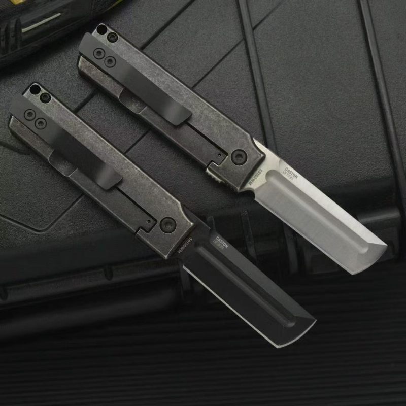 CRKT 5915 Flipper Folding Knife 1.97" 8cr13mov Tanto Blade, G10 Handles