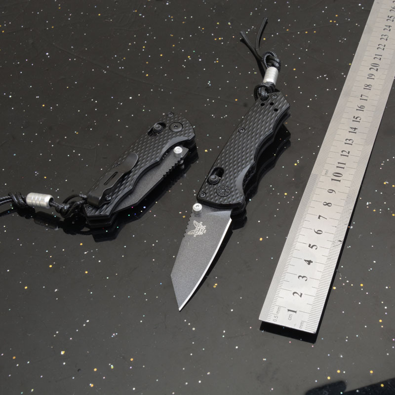 BM 290BK-2 Full Immunity AXIS Folding Knife 2.36" CPM-M4 Blade, Aviation Aluminum Handles