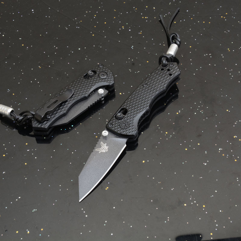 BM 290BK-2 Full Immunity AXIS Folding Knife 2.36" CPM-M4 Blade, Aviation Aluminum Handles