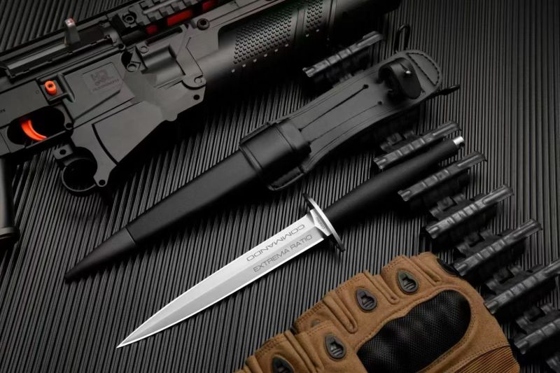 Extrema Ratio Fixed Blade Knife 6.5" N690 Blade, FORPRENE Handles