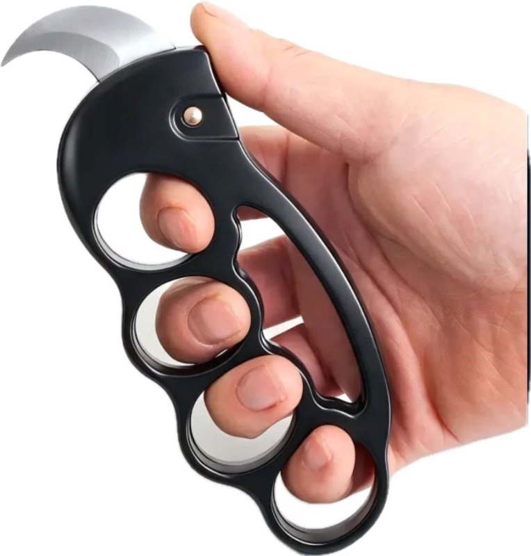 Hidden knife & Boxing Knuckles