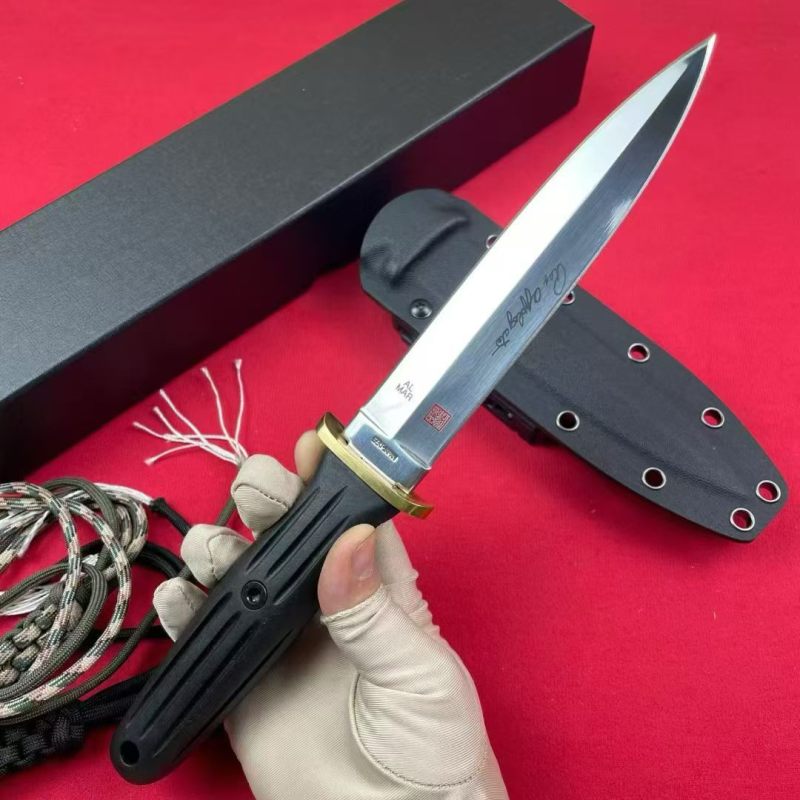 Al Mar Fixed Knife 5.71" 440 Blade, ABS Handles