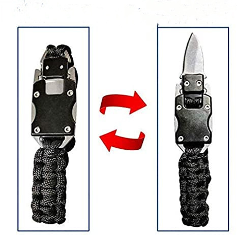 Stainless steel Buckle Bracelet Knife