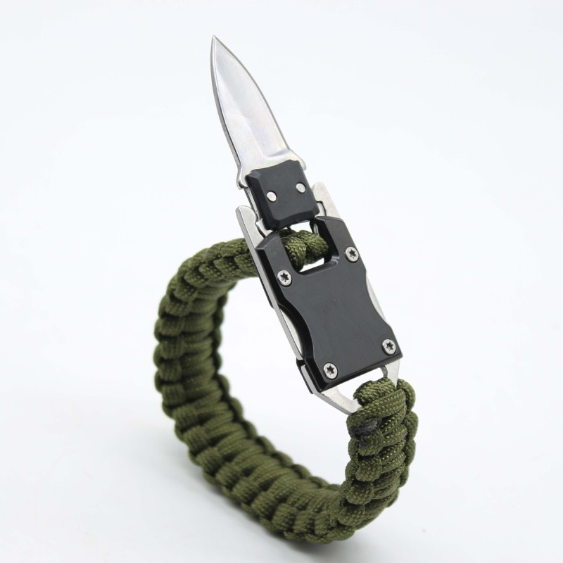 Stainless steel Buckle Bracelet Knife