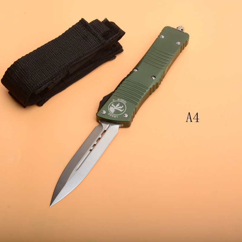 MT Combat Troodon AUTO OTF Knife 3.77" D2 Satin Blade, Aluminum Alloy Handles