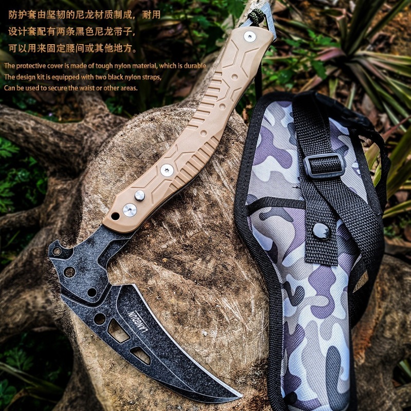Tactical Axe Folding Blade Knife
