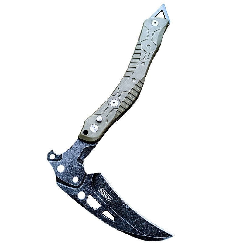 Tactical Axe Folding Blade Knife