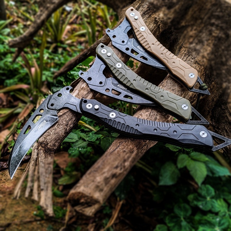 Tactical Axe Folding Blade Knife