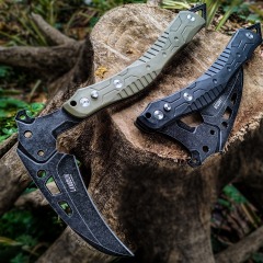 Tactical Axe Folding Blade Knife
