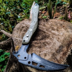Tactical Axe Folding Blade Knife
