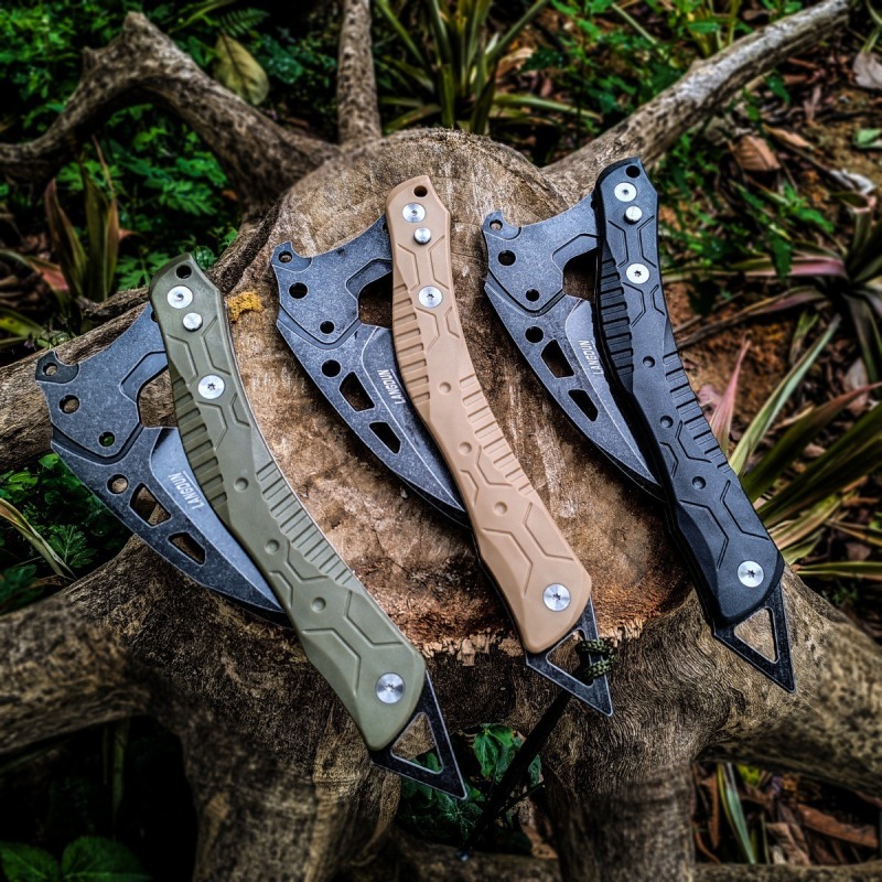 Tactical Axe Folding Blade Knife