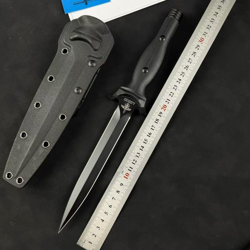 Extrema Ratio Suppressor Dagger 6.89" Black N690 Double Edge Blade, G10 Handles