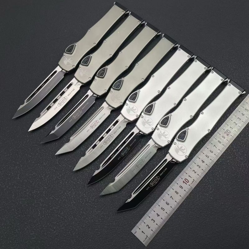 MT 150-10 Halo VI OTF AUTO Knife 4.33" Elmax Blade, Aluminum Alloy Handles