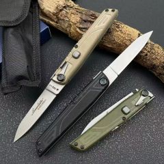 Italy AKC Godfather Stiletto FRN OTF AUTO Knife 3.34" 440c Steel Blade, Nylon Fiber Handles-4 Models