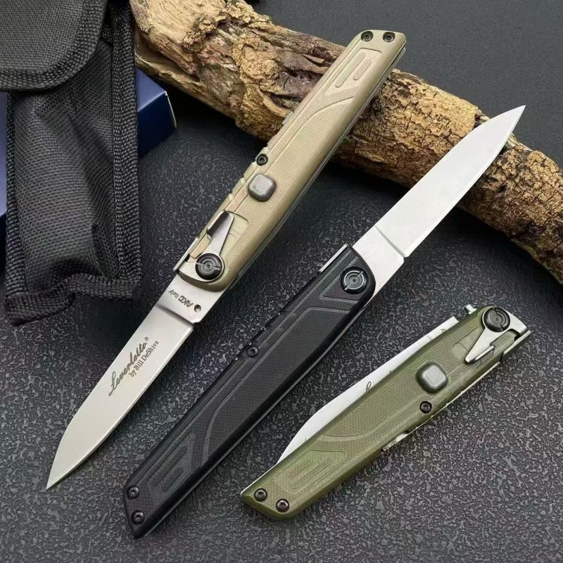 Italy AKC Godfather Stiletto FRN OTF AUTO Knife 3.34" 440c Steel Blade, Nylon Fiber Handles-4 Models
