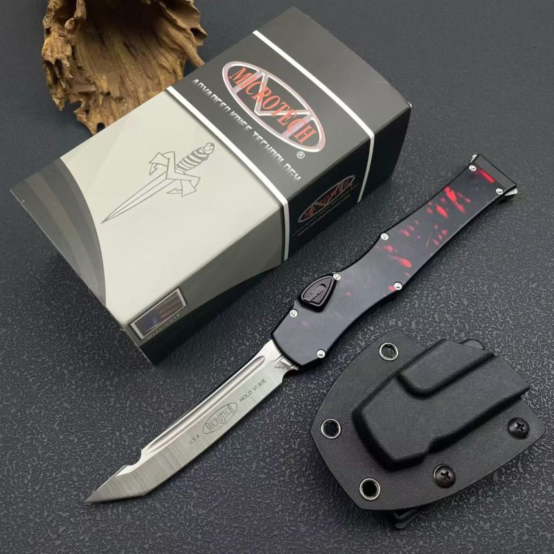 MT Corpse Epidemic 150-10 Halo VI OTF AUTO Knife 4.33" Elmax Blade, Aluminum Alloy Handles