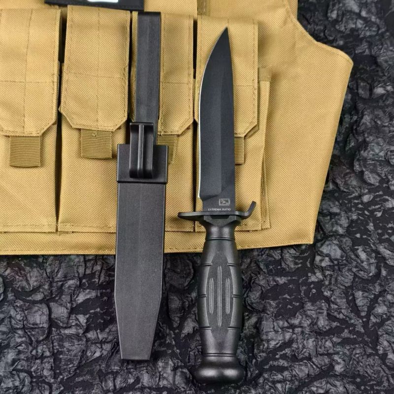 Extrema Ratio Glock Fixed Blade Knife 5.71" 8Cr13 Blade, FORPRENE Handles