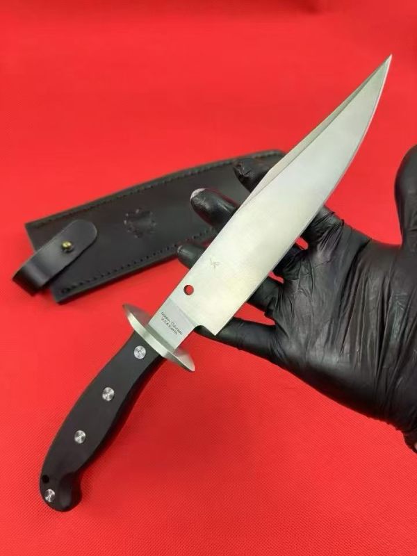 Spy FB44 Fixed Blade Knife 7.87" CPM-154 Satin Plain Blade, G10 Handles - FB44GP