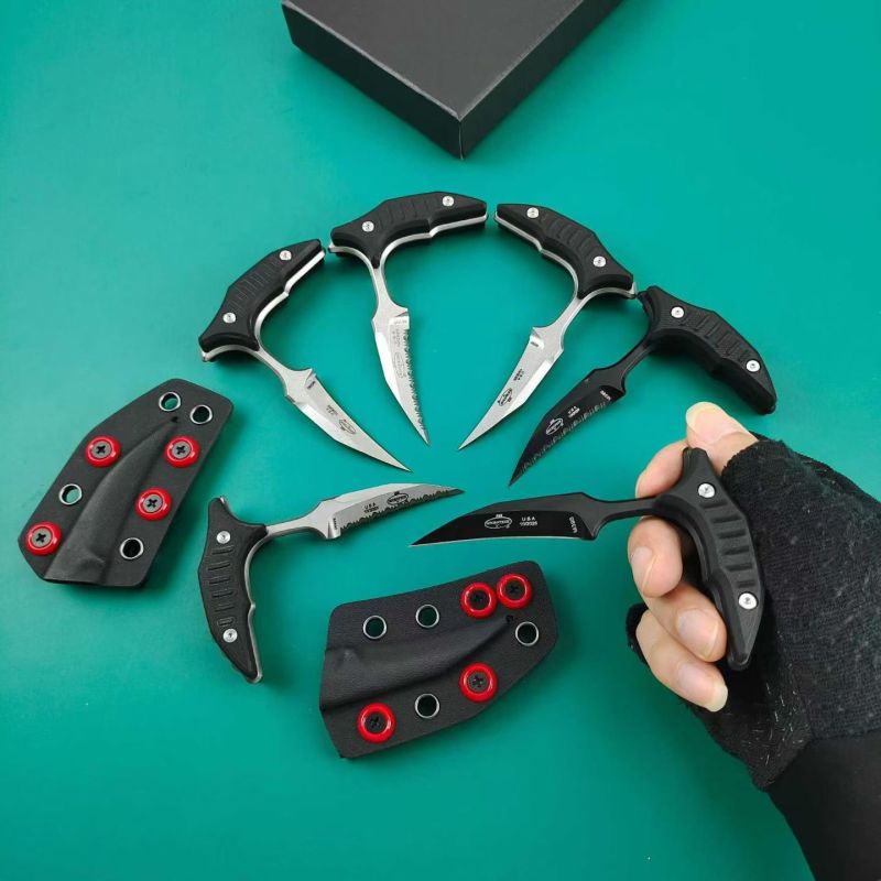 2PC/Set MT Claw karambit Tactical Fixed Blade Knife