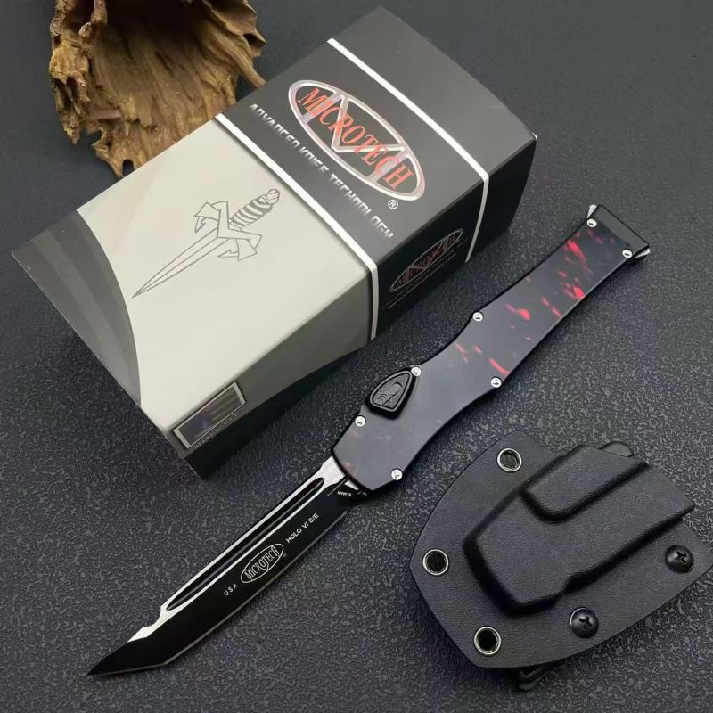 MT Corpse Epidemic 150-10 Halo VI OTF AUTO Knife 4.33" Elmax Blade, Aluminum Alloy Handles