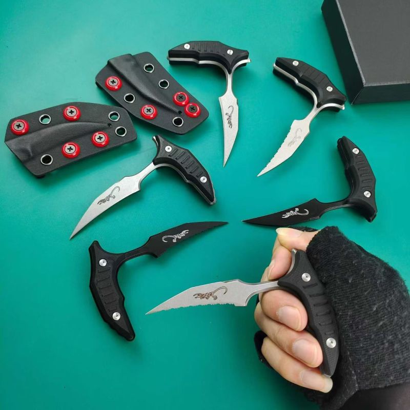 2PC/Set MT Claw karambit Tactical Fixed Blade Knife