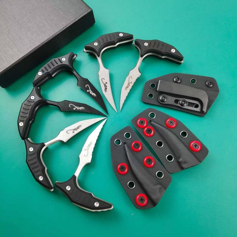2PC/Set MT Claw karambit Tactical Fixed Blade Knife