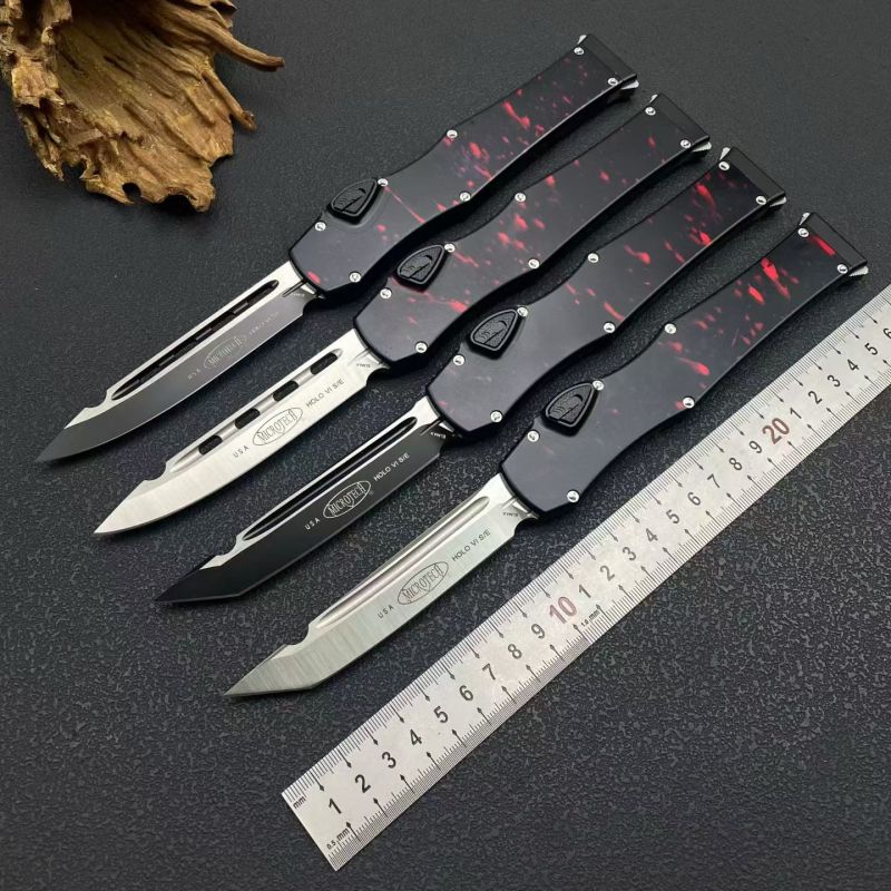 MT Corpse Epidemic 150-10 Halo VI OTF AUTO Knife 4.33" Elmax Blade, Aluminum Alloy Handles