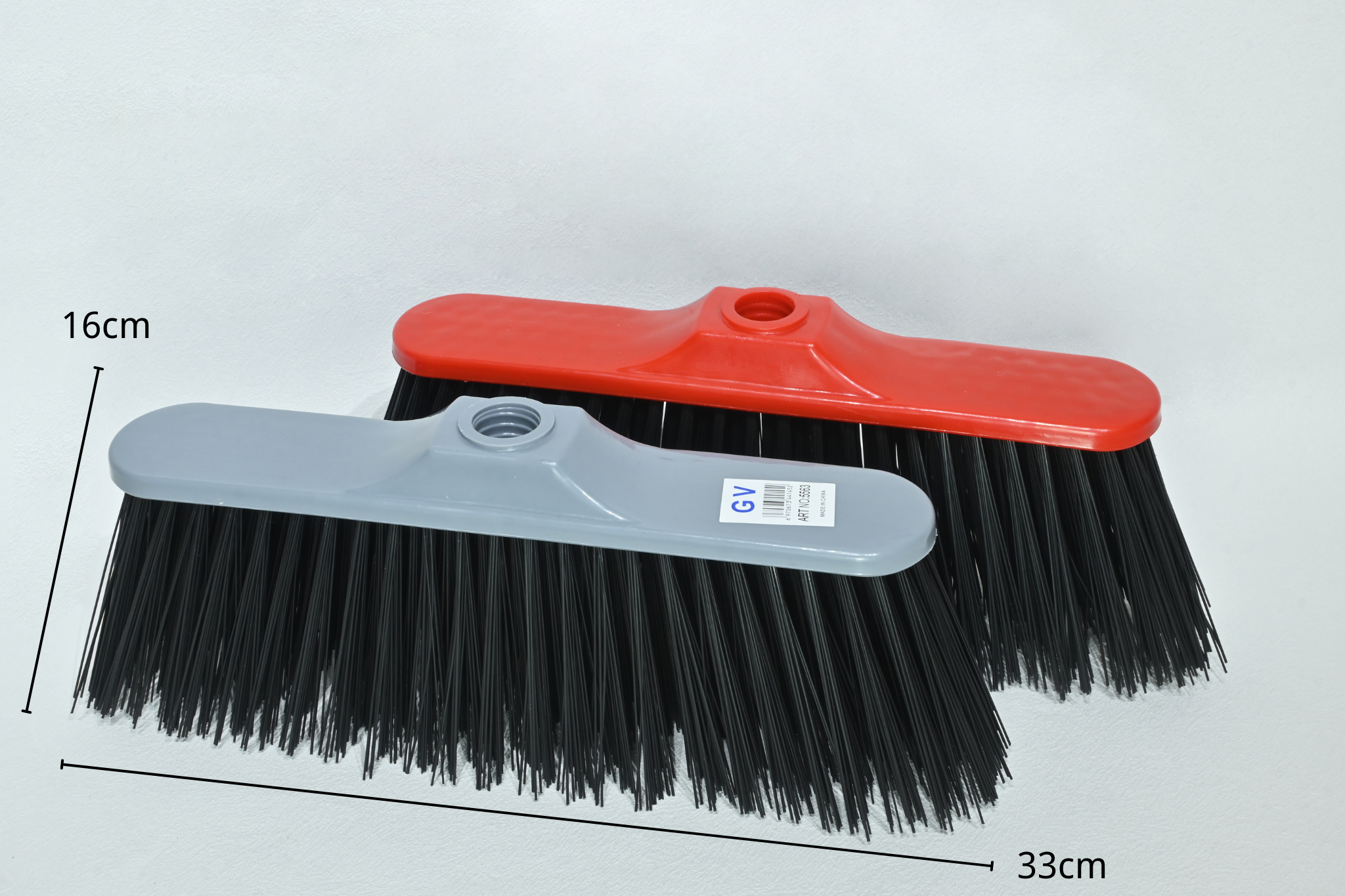 GV no.G5563 plastic flat broom head floor brush
