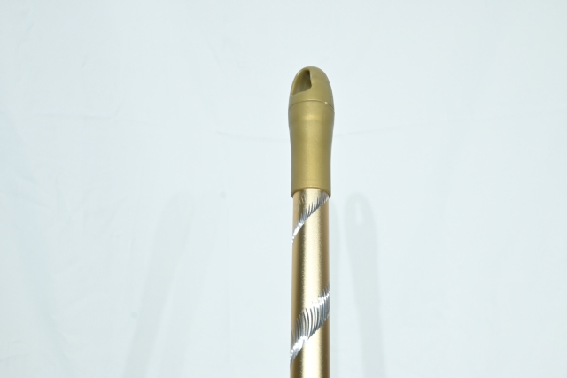 GV no.G2003 metal golden broom set with carved steel handle