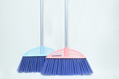 GV no.G401-1 plastic broom head with light steel handle traditional sweeper