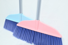 GV no.G338-1 office cleaning tool plastic broom head with long metal stick