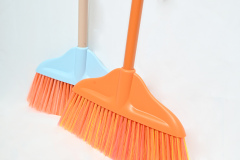 GV no.G9288 household cleaning tool macaron color broom set with steel handle