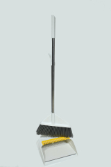 GV no.G1904 floor cleaning set broom and steel stable standing dustpan