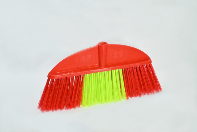 GV no.G332 plastic broom head with mixed color soft bristle