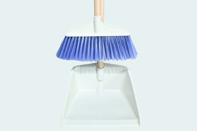 GV no.G8028 housekeeping tool plastic broom and dustpan set