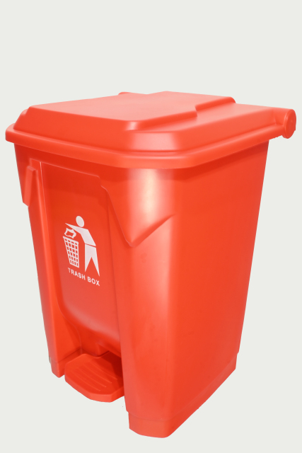 GV no.897 pedal trash box 30/50/80L dustbin with cover