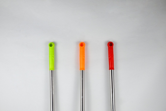 GV no.B2802 plastic broom head with steel handle