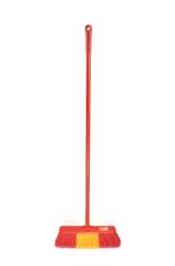 GV no.B2803 double color plastic broom with steel handle household floor cleaning