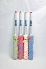 GV no.222-01 twist mop towel mop head with telescopic stainless handle floor cleaning tool