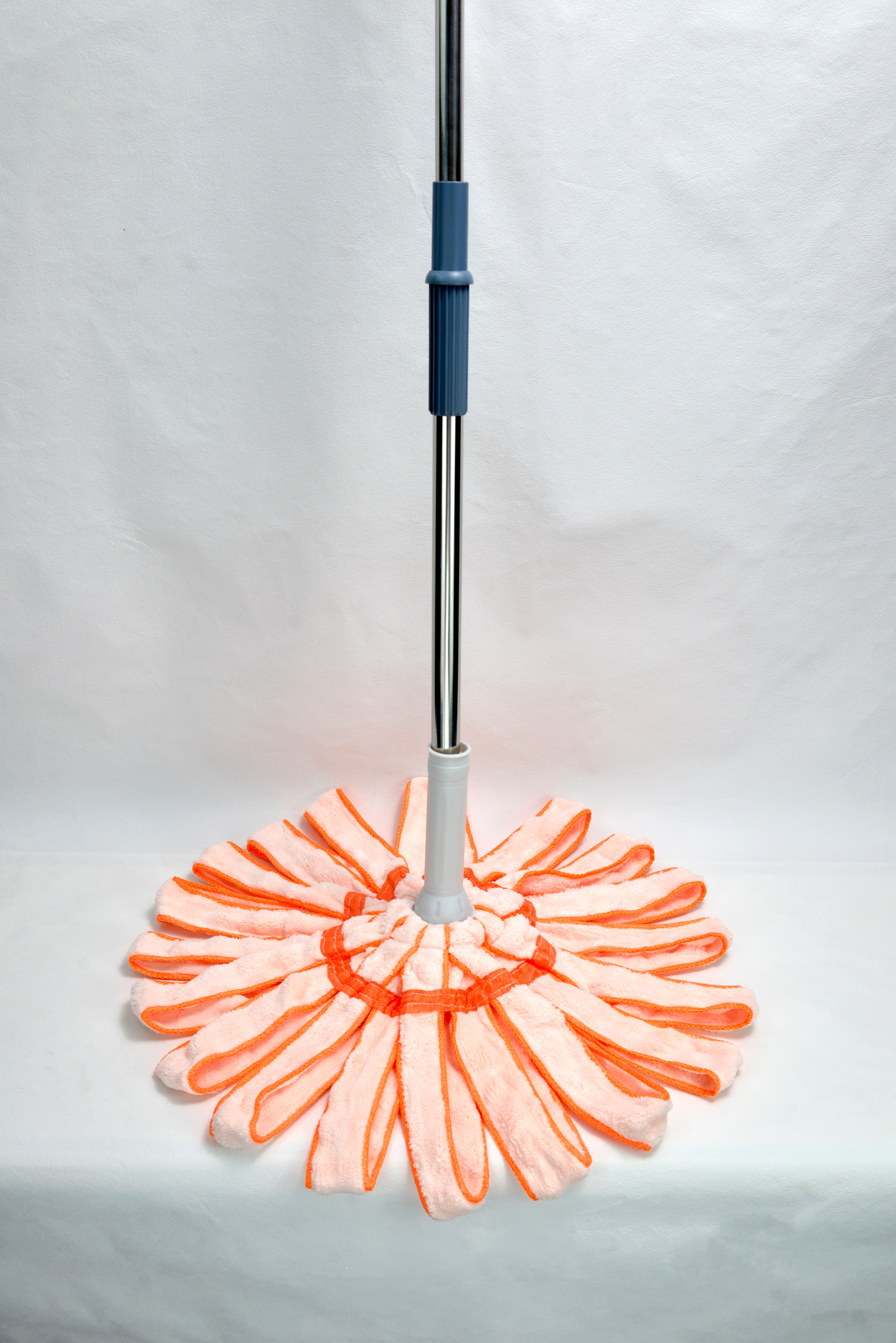 GV no.222-01 twist mop towel mop head with telescopic stainless handle floor cleaning tool