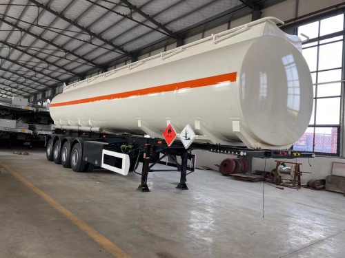 Qingong 40cbm Fuel Tanker Trailer