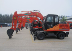 QINGONG HT75W Wheel Excavator