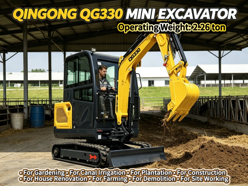 QINGONG QG330 MINI EXCAVATOR