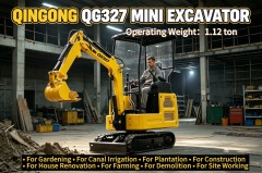 QINGONG QG327 MINI EXCAVATOR
