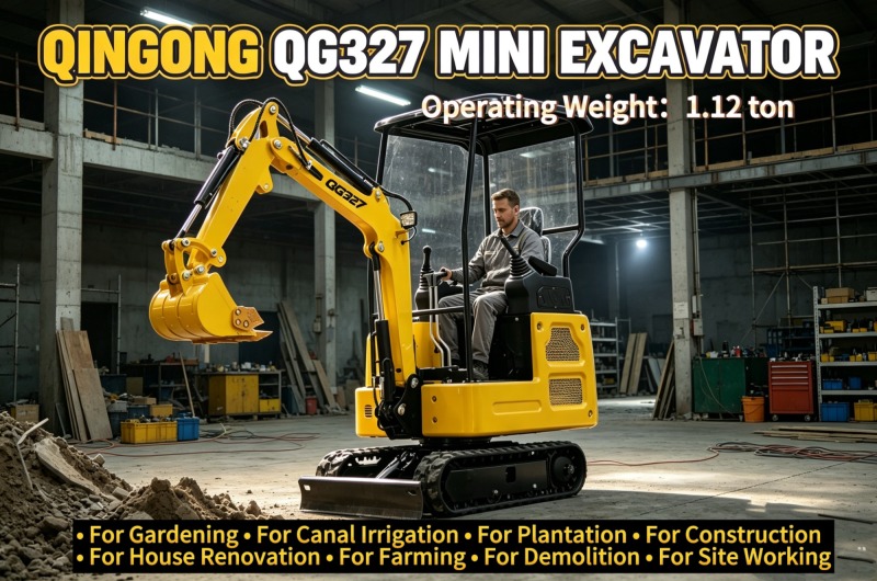 QINGONG QG327 MINI EXCAVATOR